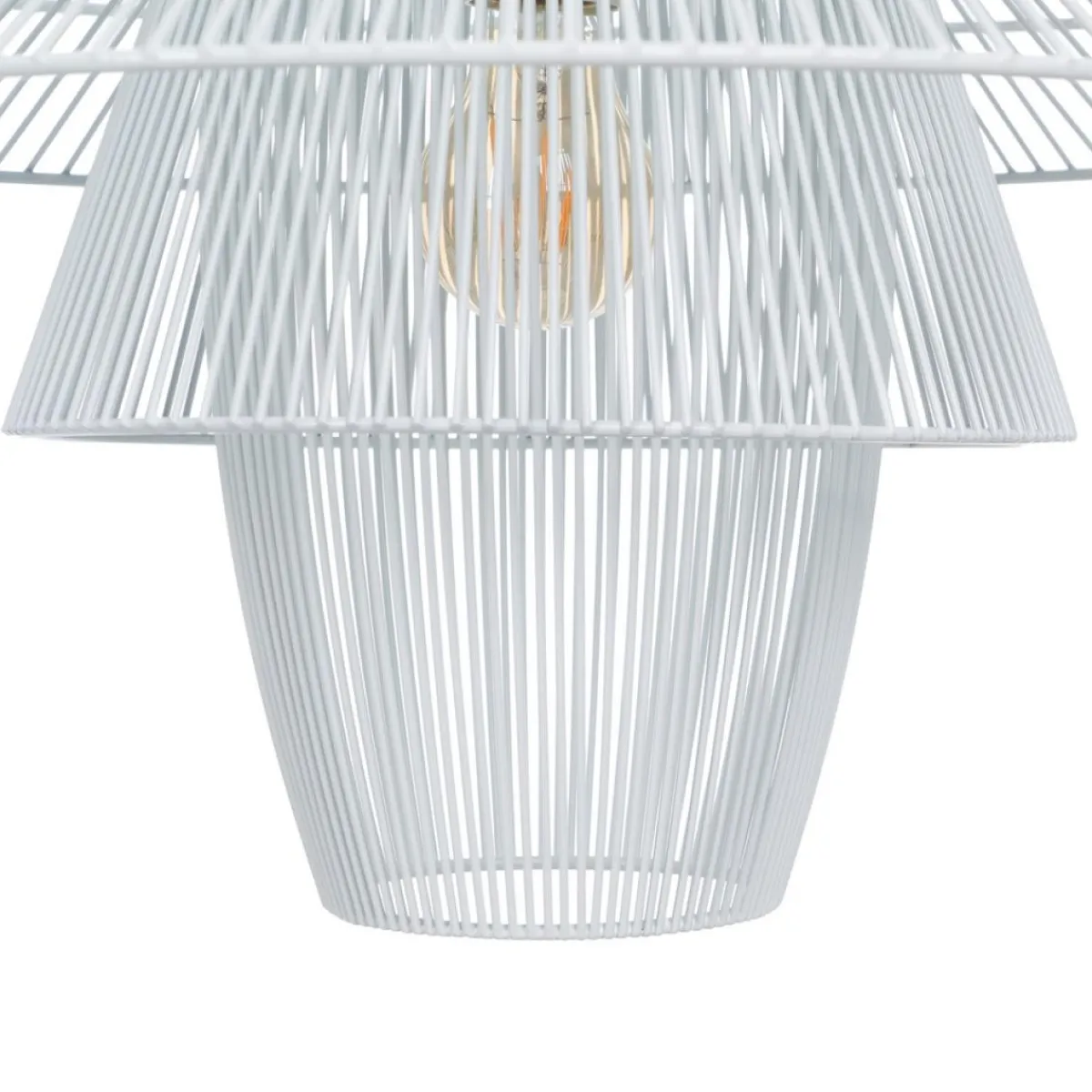 Sale MyMobel Lámpara techo blanco metal iluminación 59 x 59 cm