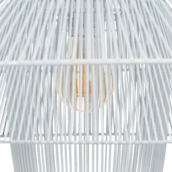 Sale MyMobel Lámpara techo blanco metal iluminación 59 x 59 cm