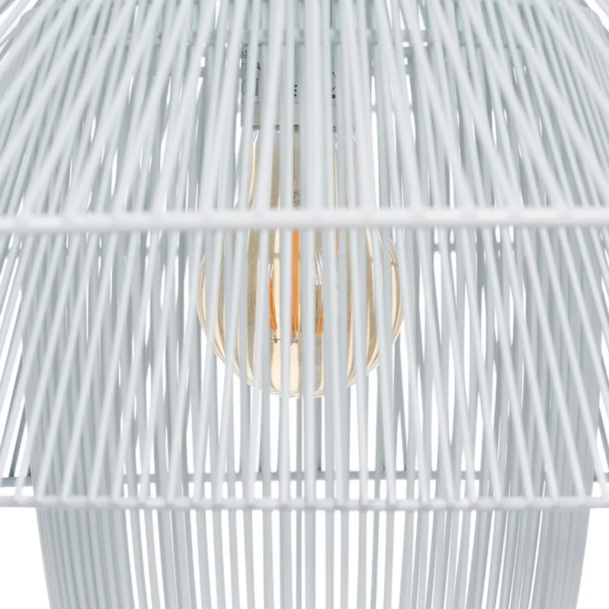 Sale MyMobel Lámpara techo blanco metal iluminación 59 x 59 cm