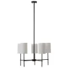 Online MyMobel Lámpara techo blanco-negro tejido-metal 64 x 64 x 38 cm