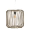 Clearance MyMobel Lámpara techo crema metal iluminación 35 x 35 x 33 cm