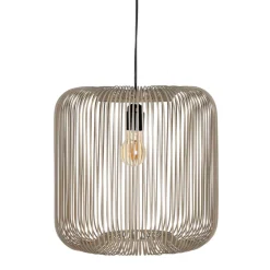 Clearance MyMobel Lámpara techo crema metal iluminación 35 x 35 x 33 cm