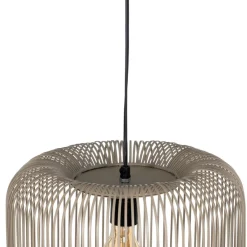 Clearance MyMobel Lámpara techo crema metal iluminación 35 x 35 x 33 cm