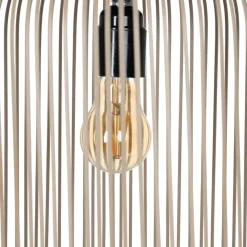 Clearance MyMobel Lámpara techo crema metal iluminación 35 x 35 x 33 cm