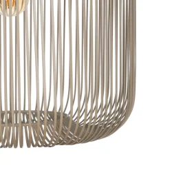 Clearance MyMobel Lámpara techo crema metal iluminación 35 x 35 x 33 cm