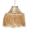 New MyMobel Lámpara techo fibra natural natural 80 x 80 x 90 cm