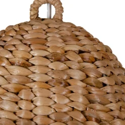 Fashion MyMobel Lámpara techo natural fibra natural 60 x 60 x 65 cm