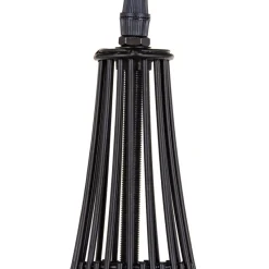 Sale MyMobel Lámpara techo negro hierro iluminación 30 x 30 x 45 cm