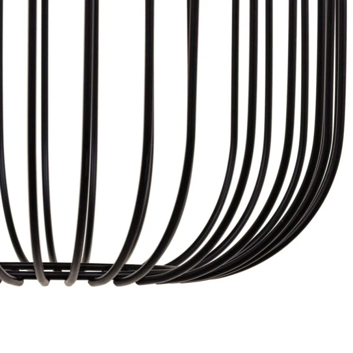 Discount MyMobel Lámpara techo negro hierro iluminación 34 x 34 x 70 cm