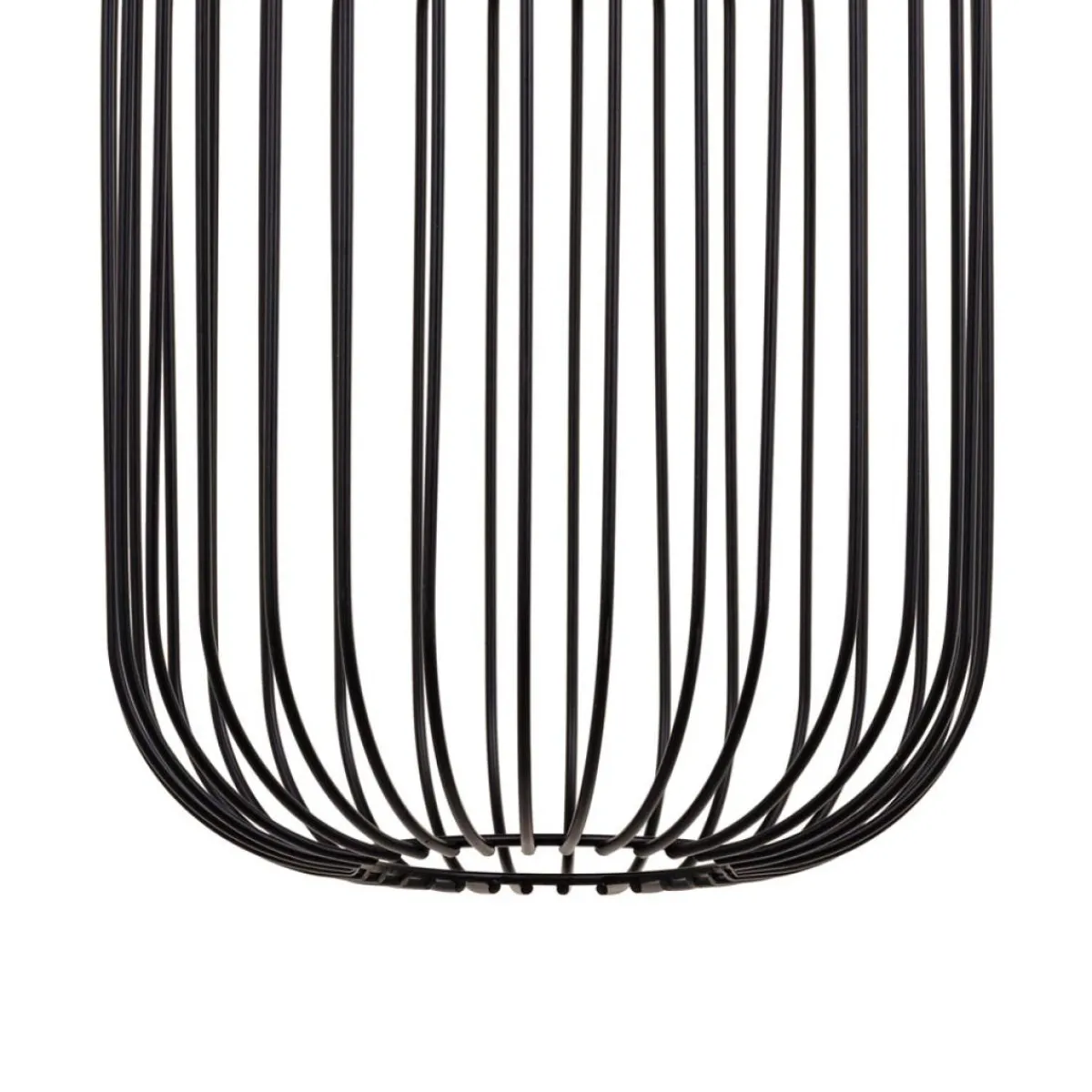 Discount MyMobel Lámpara techo negro hierro iluminación 34 x 34 x 70 cm