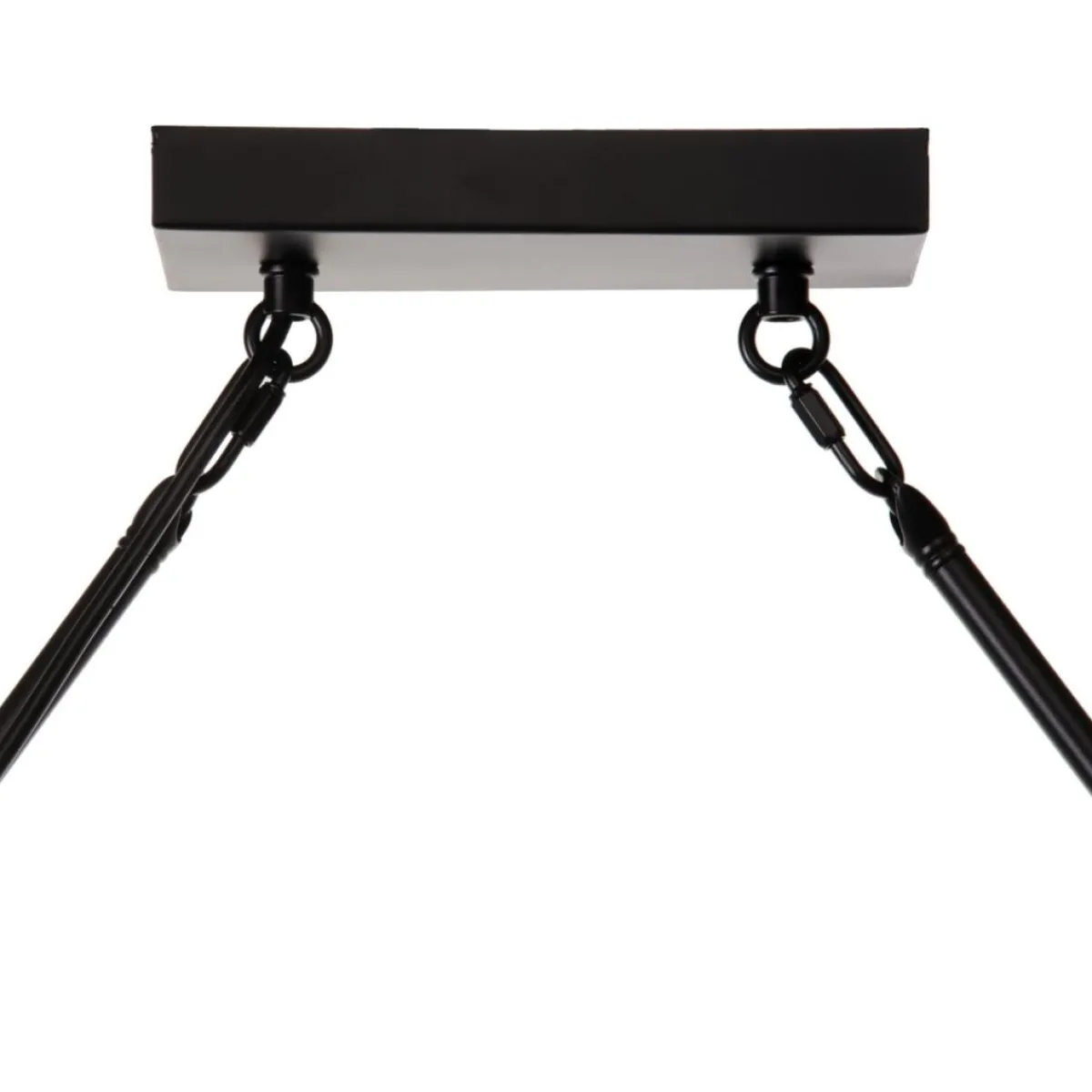 New MyMobel Lámpara techo negro metal iluminación 107 x 5 x 15 cm