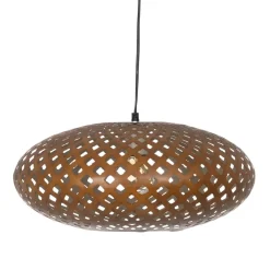 Online MyMobel Lámpara techo oro metal iluminación 44 x 44 x 20 cm