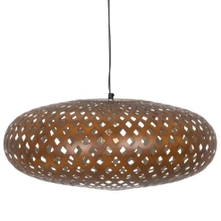 Discount MyMobel Lámpara techo oro metal iluminación 56 x 56 x 24 cm