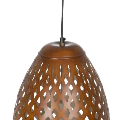 Clearance MyMobel Lámpara techo oro metal iluminación 30 x 30 x 53 cm