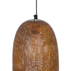 Fashion MyMobel Lámpara techo oro metal iluminación 20 x 20 x 40 cm