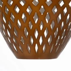 Clearance MyMobel Lámpara techo oro metal iluminación 30 x 30 x 53 cm