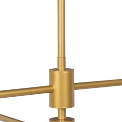Fashion MyMobel Lámpara techo oro metal moderno 80 x 80 x 129,50 cm