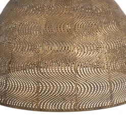 Best MyMobel Lámpara techo oro viejo metal 37 x 37 x 29 cm