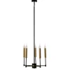 Clearance MyMobel Lámpara techo oro-negro metal 40,50 x 43 x 33 cm