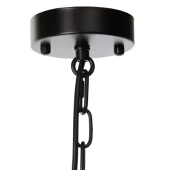 Outlet MyMobel Lámpara techo oro-negro metal 65 x 65 x 49,50 cm