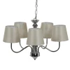 Online MyMobel Lámpara techo plata metal decoración 51 x 51 x 85 cm