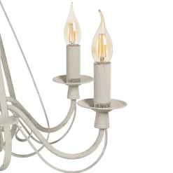 Fashion MyMobel Lámpara techo taupe metal vintage 63 x 63 x 102 cm