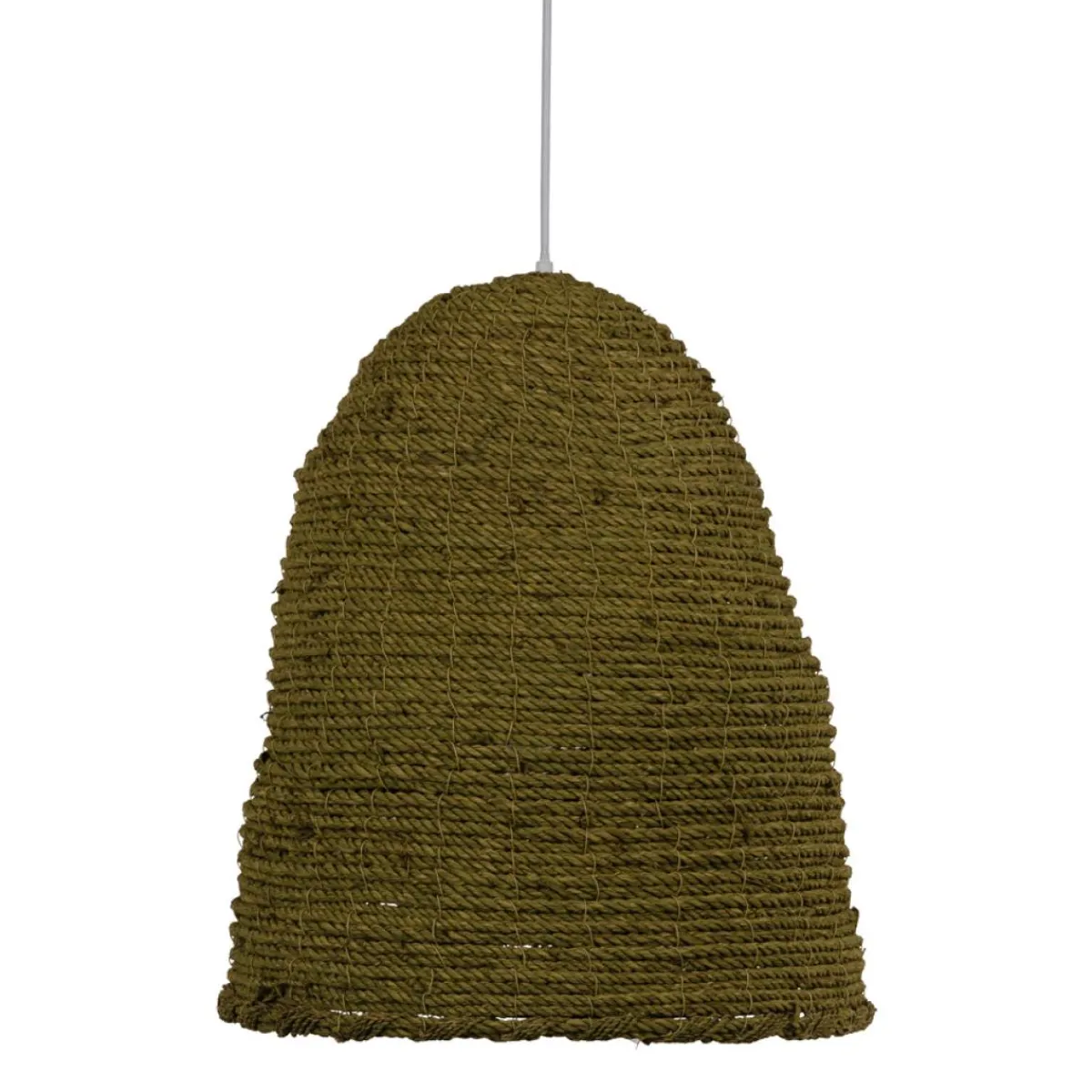 Hot MyMobel Lámpara techo verde 100% fibra vegetal 43 x 43 x 52 cm