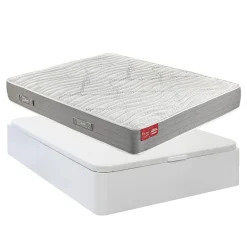 Online MyMobel Pack canapé GRECIA + colchón ALLEGRO 135*190 BLANCO 135 x 190 cm