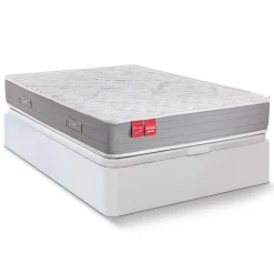 Online MyMobel Pack canapé GRECIA + colchón ADAGIO 135*190 BLANCO 135 x 190 cm