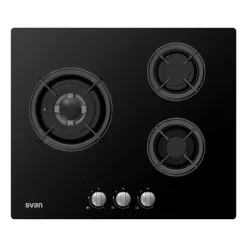 Sale MyMobel PLACA GAS SVAN SGW3601N 3F C-WOK 60CM CRIST.NGO