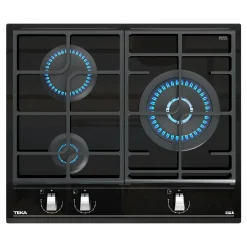 Hot MyMobel PLACA GAS TEKA GZC63310XBB 3F C-WOK BISEL BUTANO 60CM CRIST.NGO 112570021