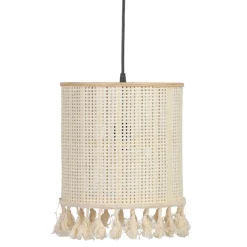 Hot MyMobel S-2 lámpara techo natural fibra natural 33 x 33 x 33 cm