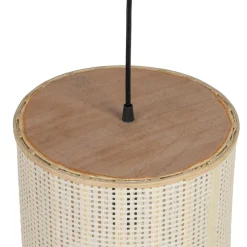 Hot MyMobel S-2 lámpara techo natural fibra natural 33 x 33 x 33 cm