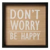 Fashion MyMobel Set 2 cuadros ``DONT WORRY BE HAPPY``