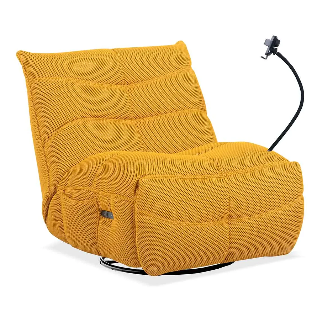 Hot MyMobel Sillón eléctrico + cargador DIMIAN Mostaza