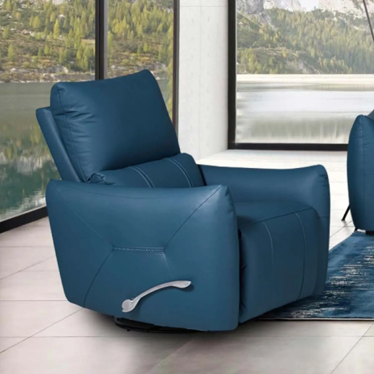Online MyMobel Sillón relax COLUMBIA Azul