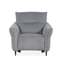 Clearance MyMobel Sillón relax eléctrico VENTURA Gris Oscuro