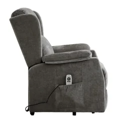 Outlet MyMobel Sillon power lift modelo BRIAR Tela gris oscuro