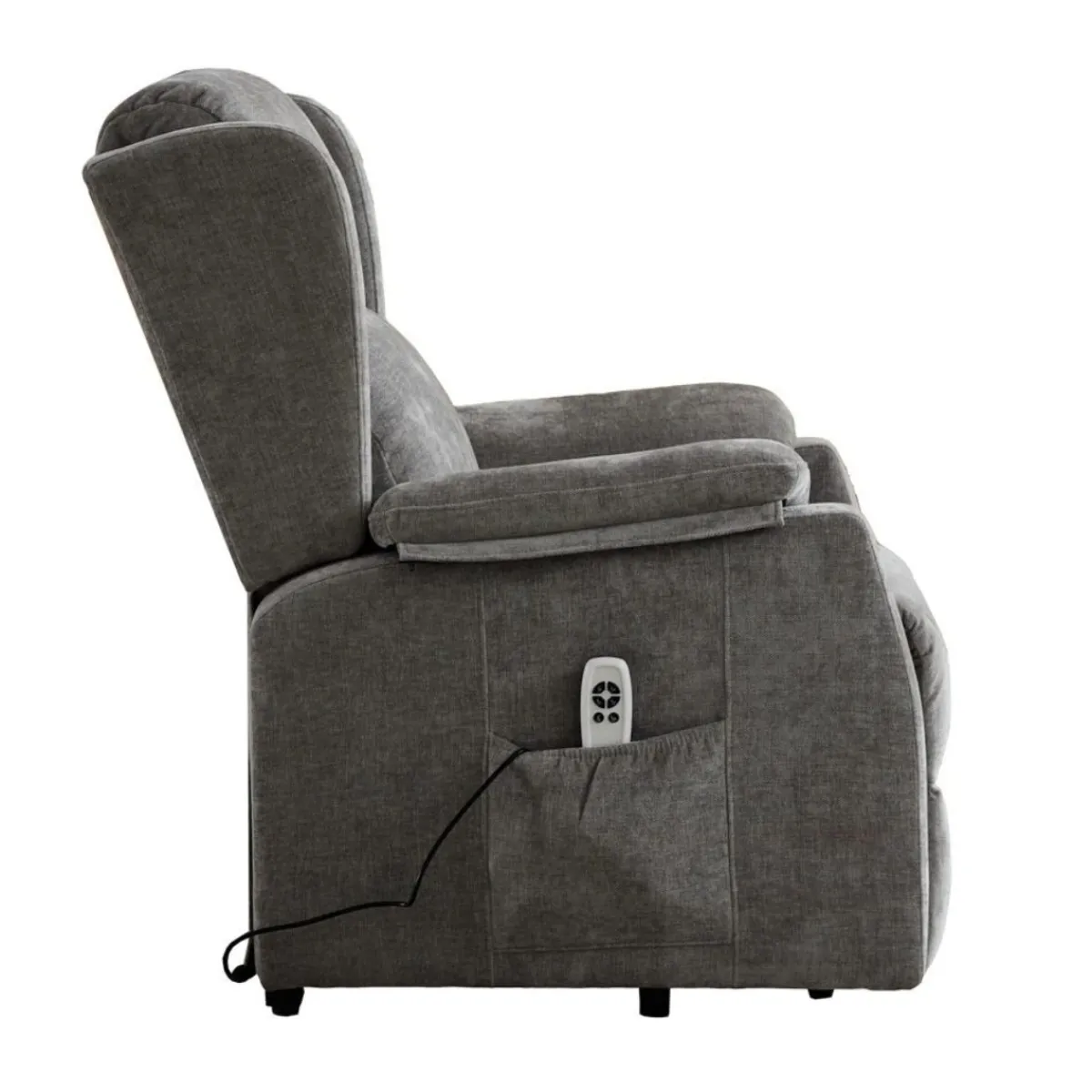 Outlet MyMobel Sillon power lift modelo BRIAR Tela gris oscuro