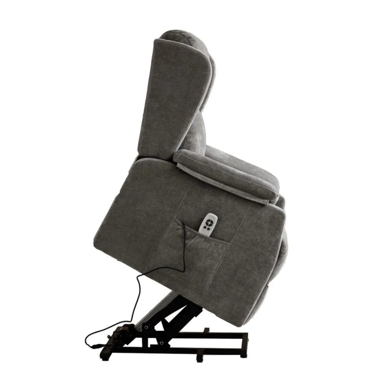 Outlet MyMobel Sillon power lift modelo BRIAR Tela gris oscuro