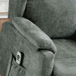Outlet MyMobel Sillon power lift modelo BRIAR Tela gris oscuro