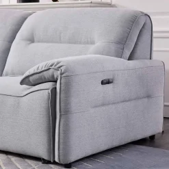 Best MyMobel Sofá 3 plazas EVAN Gris Claro