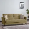 Outlet MyMobel Sofá cama LARISA Tela verde