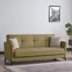 Outlet MyMobel Sofá cama LARISA Tela verde