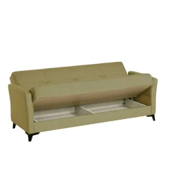 Outlet MyMobel Sofá cama LARISA Tela verde