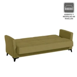 Outlet MyMobel Sofá cama LARISA Tela verde