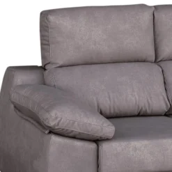 Hot MyMobel Sofa 3 plazas modelo ZAHARA Tela gris