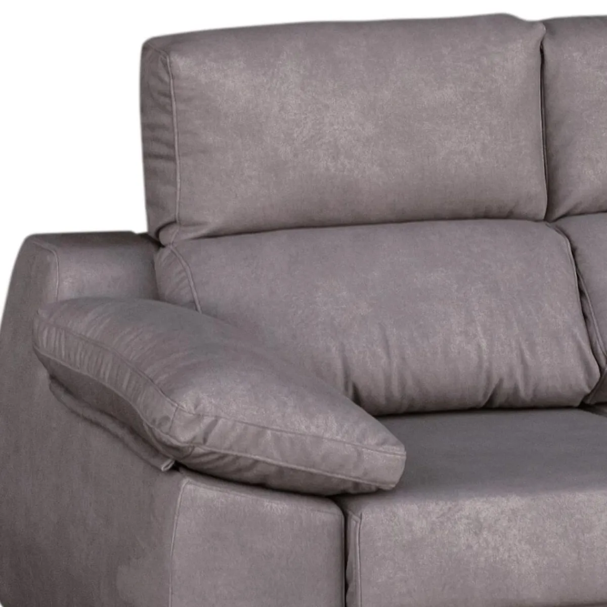 Hot MyMobel Sofa 3 plazas modelo ZAHARA Tela gris