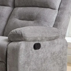 Online MyMobel Sofa 2 plazas relax manual tela gris modelo EVERLY