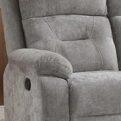 Online MyMobel Sofa 3 plazas relax manuel tela gris modelo EVERLY